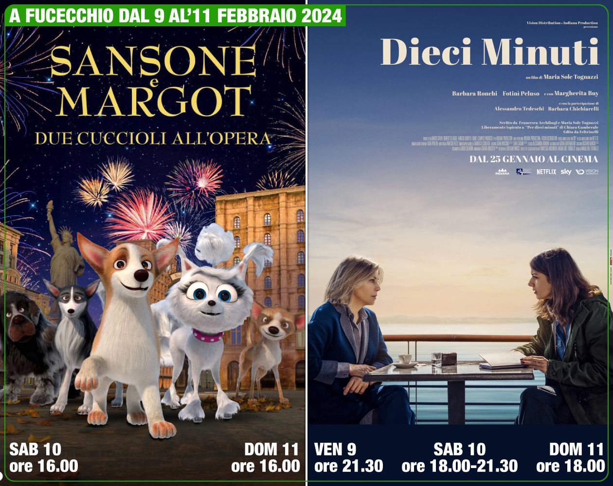 dal 9 all'11 febbraio al Cinema a Fucecchio