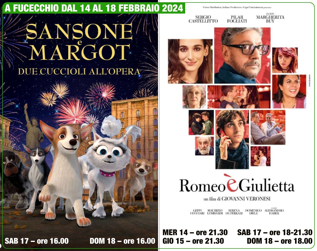 dal 14 al 18 febbraio_Cinema